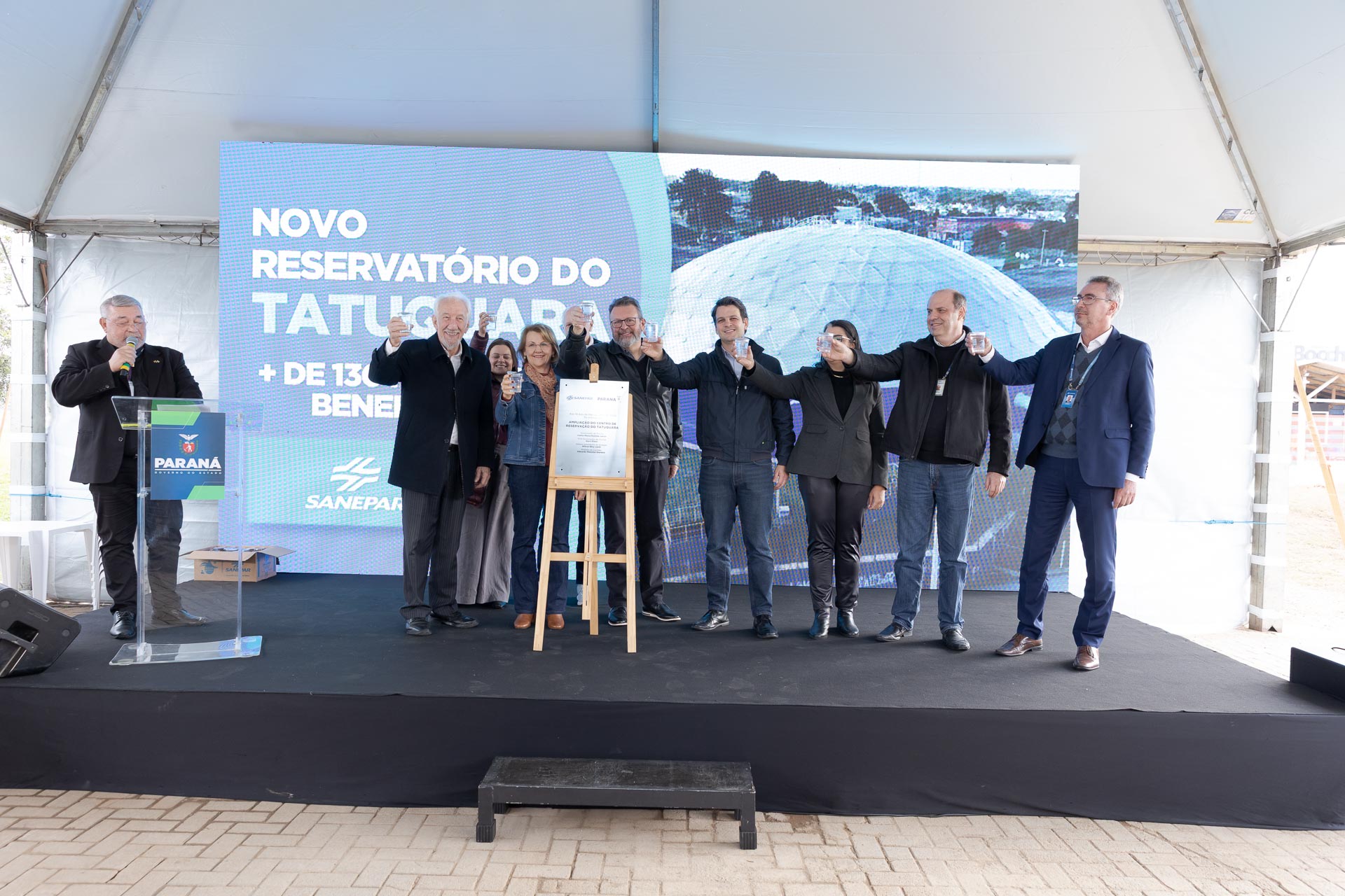 Com novo reservatório, Sanepar reforça abastecimento para 130 mil pessoas em Curitiba