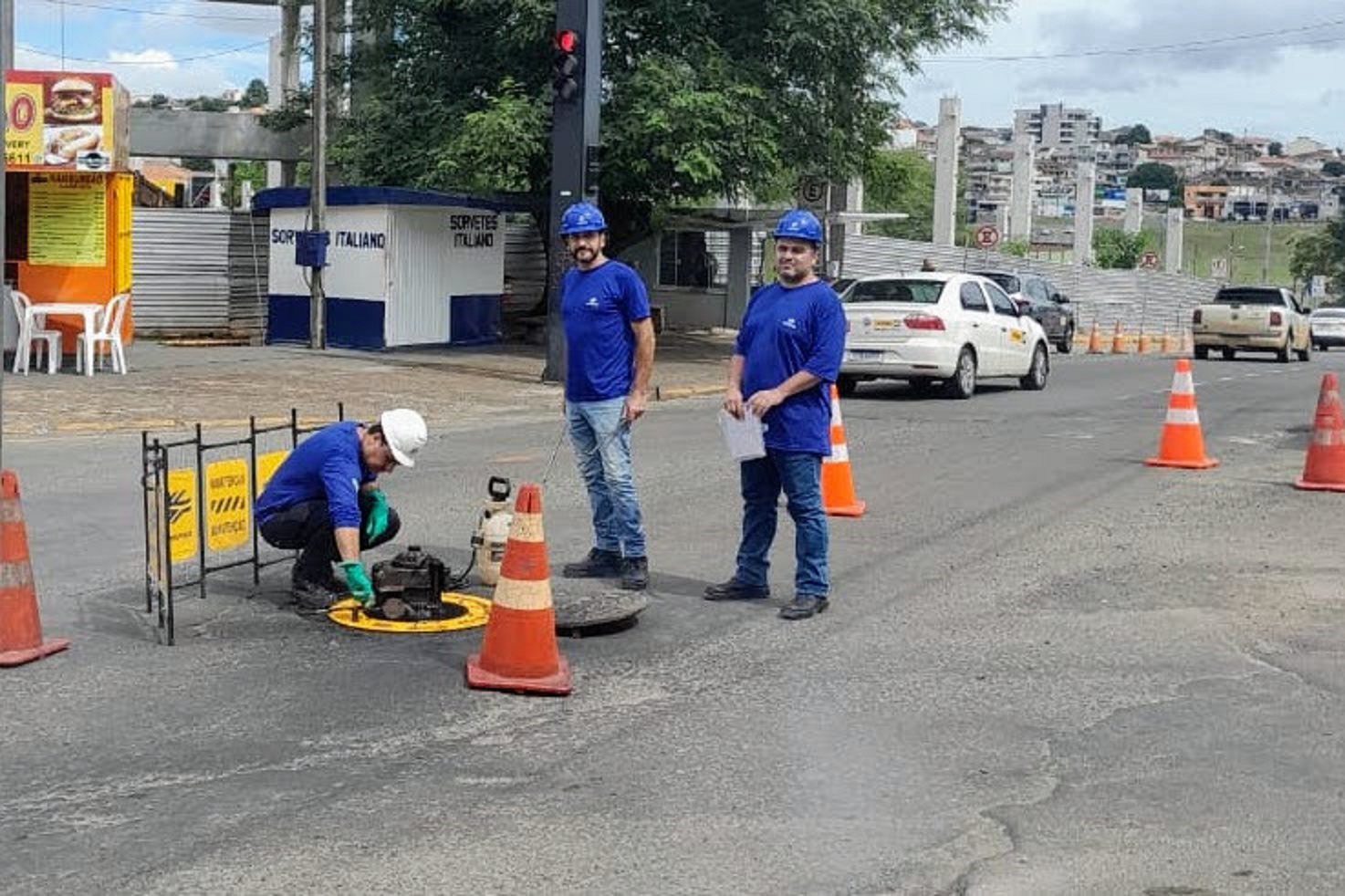 teste de fumaça