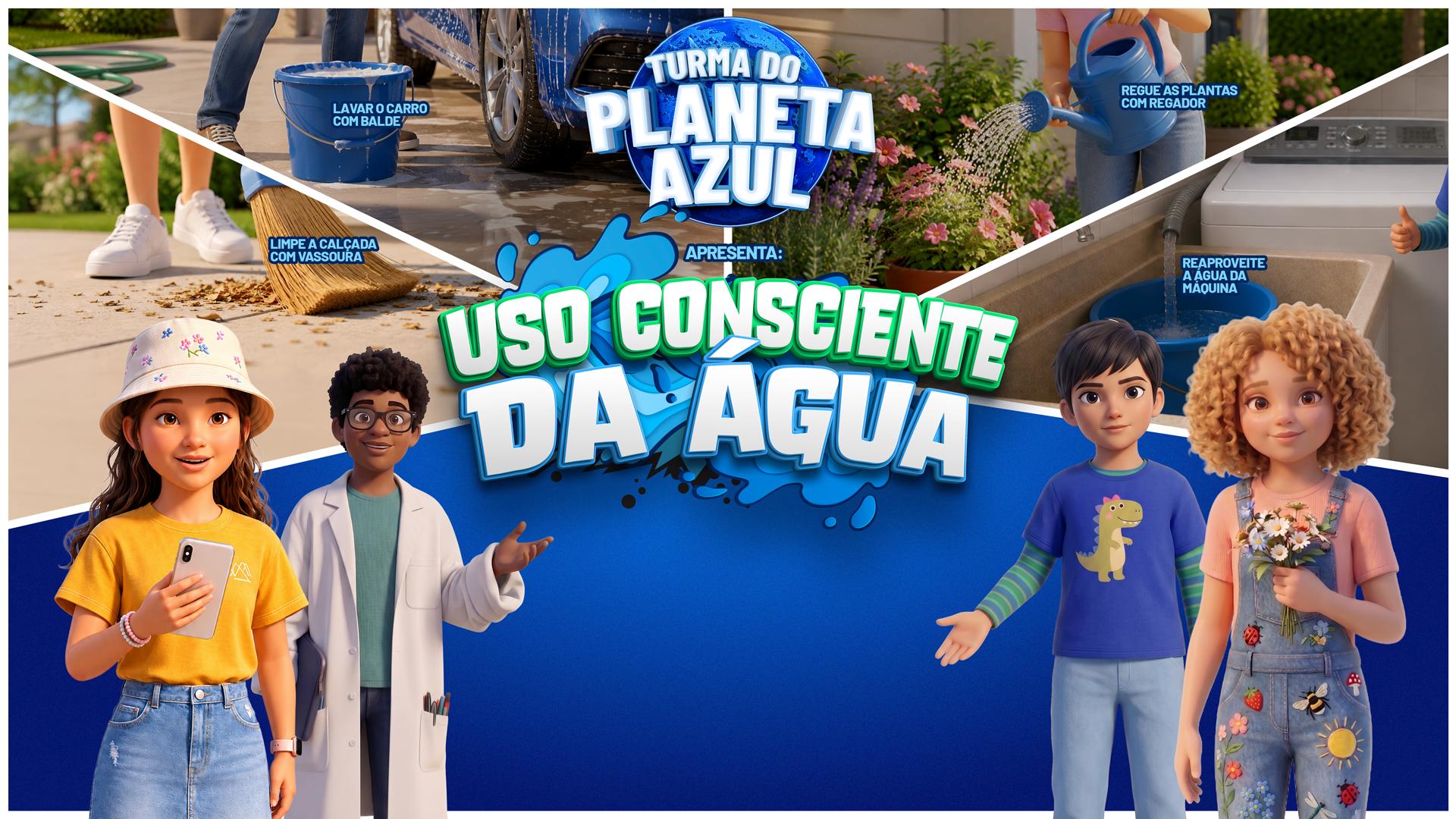 A campanha visa reforçar que pequenas atitudes fazem a diferença para evitar o desperdício e preservar este recurso tão valioso