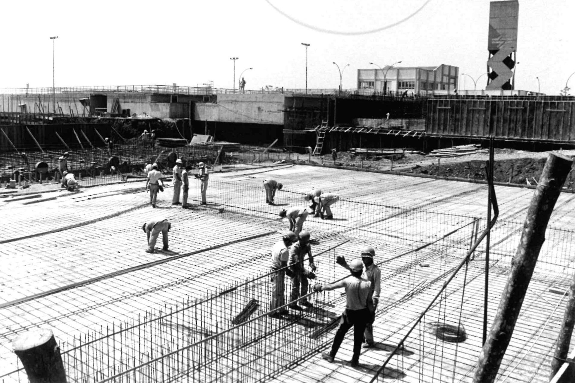 Construção da Estação de Tratamento de Água Passaúna em Curitiba