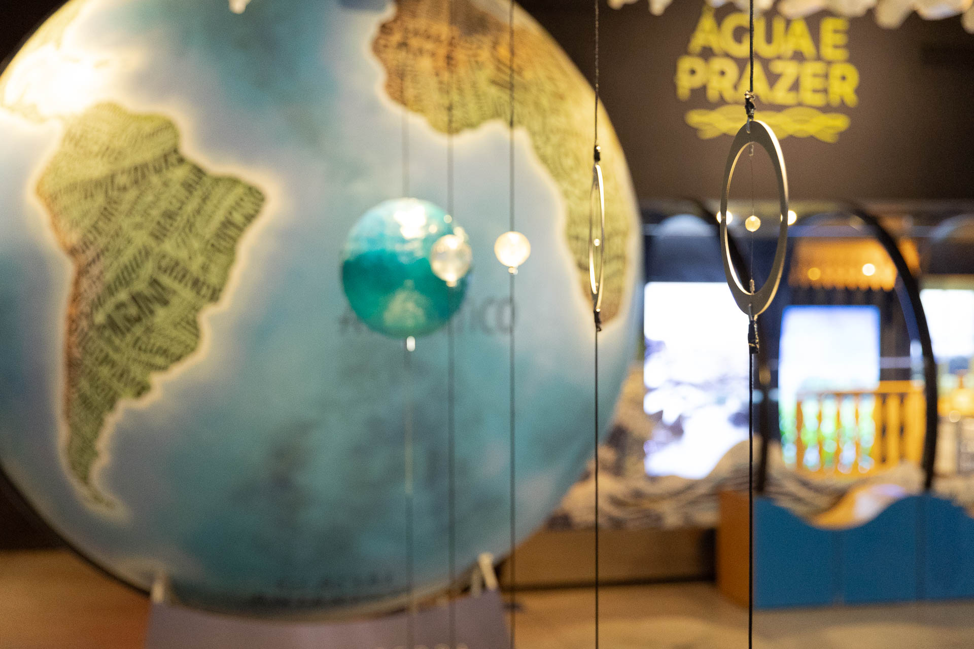 Exposição Planeta Água no Museu do Saneamento da Sanepar 