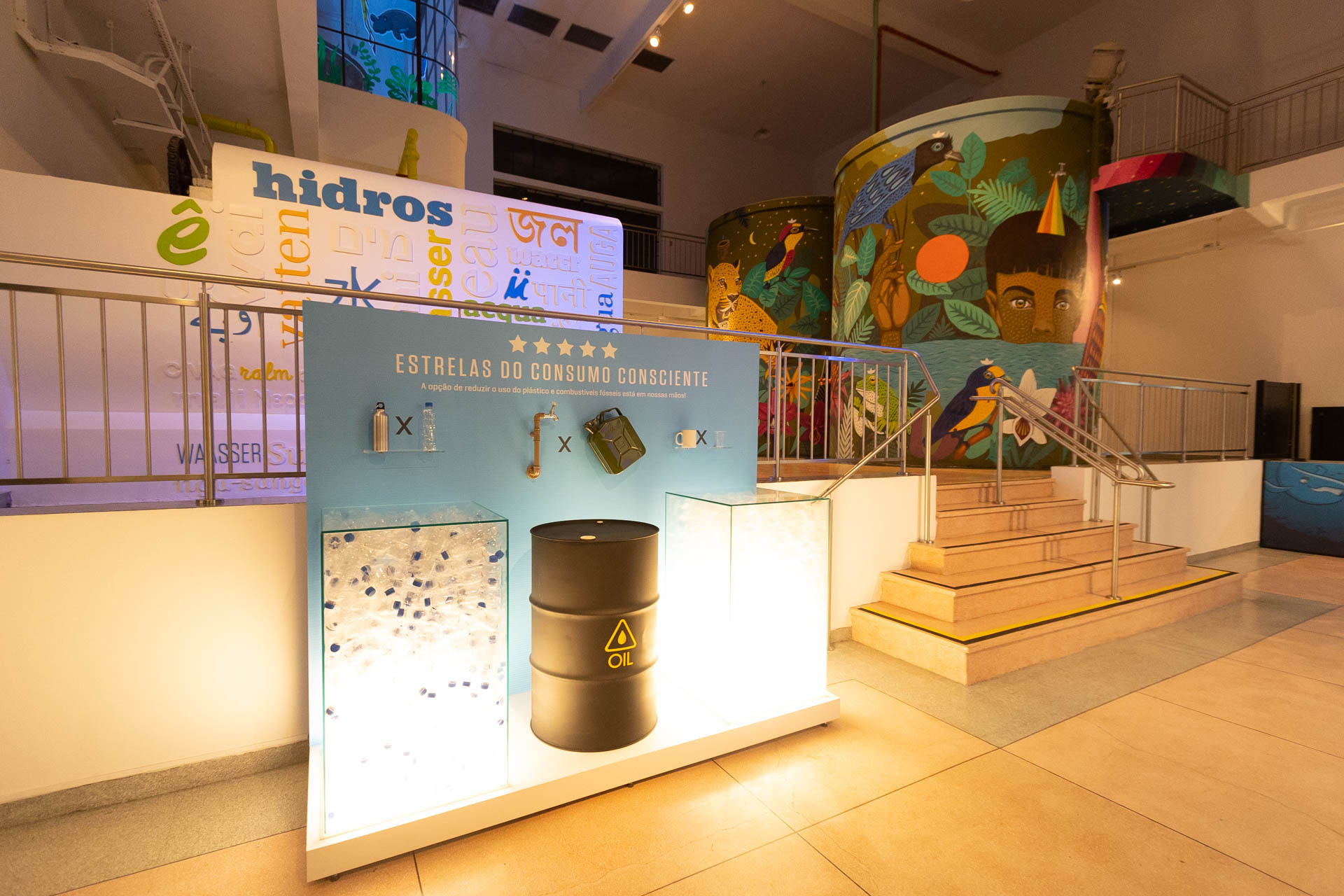 Exposição Planeta Água no Museu do Saneamento da Sanepar 