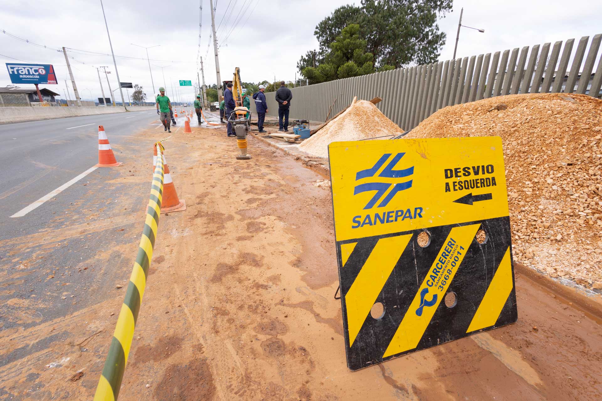 Obras em Piraquara