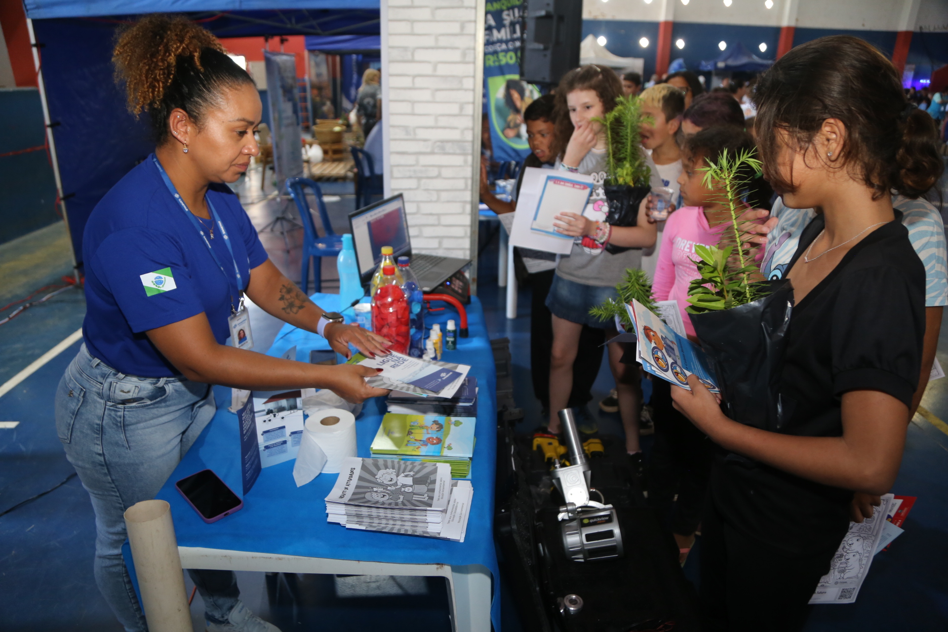 Participantes da 10ª edição do programa Sanepar Perto de Você em Campo Magro
