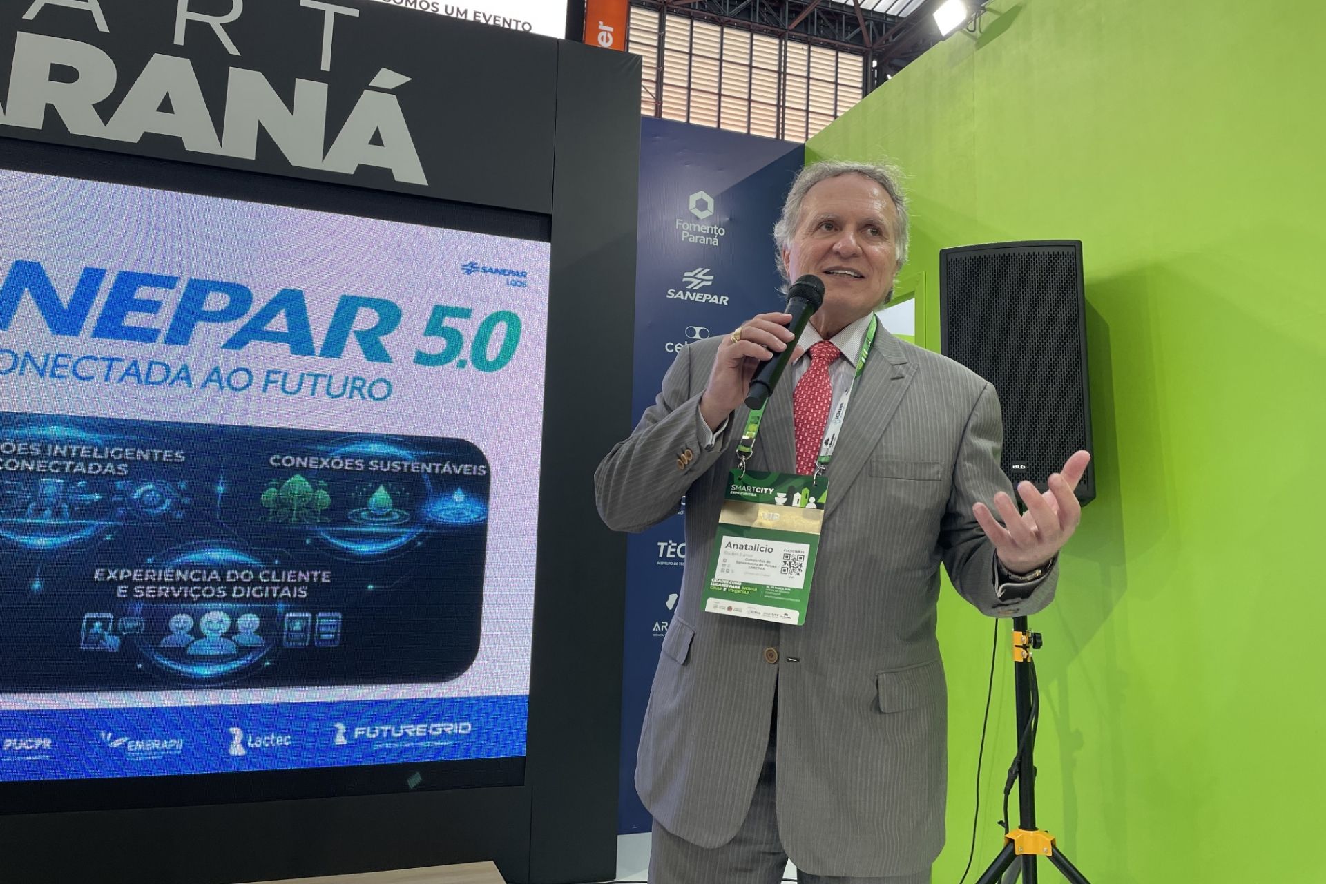 Participação da Sanepar no evento Smart City 2026
