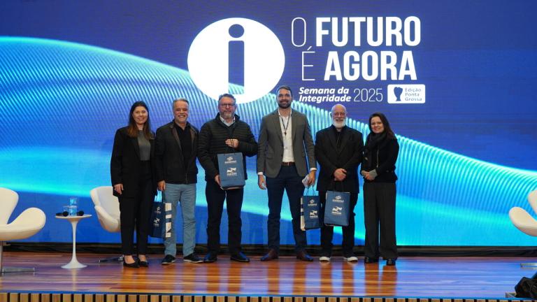 Diretores da Sanepar na Semana da Integridade