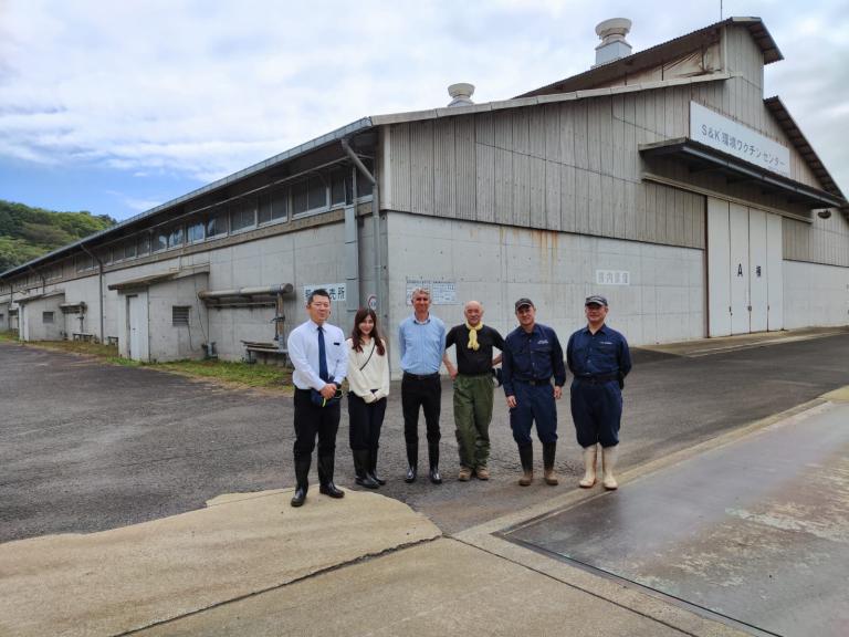 Murilo Duma em planta da japonesa Kyowa Kako