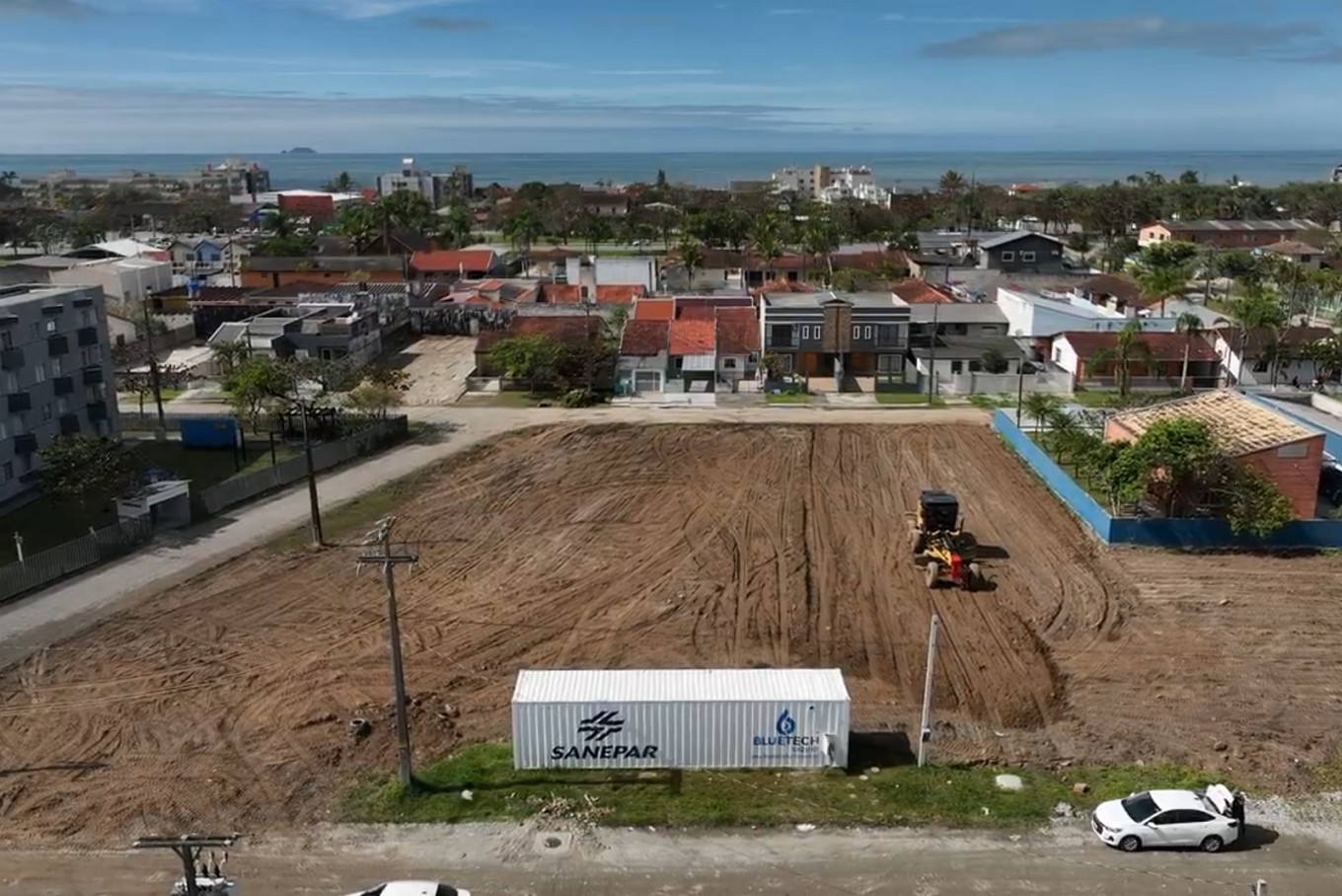 Reservatório contêiner em Matinhos com capacidade de 70 mil litros