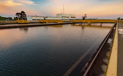 Estação de Tratamento de Água Iguaçu em Curitiba