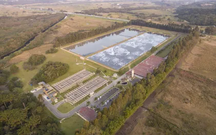 Estação de Tratamento de Esgoto Padilha Sul em Curitiba