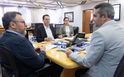 Encontro com prefeito de Francisco Beltrão, Antônio Pedron