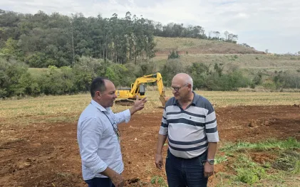 Início de obra em Rio Bom