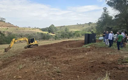 Início de obra em Rio Bom