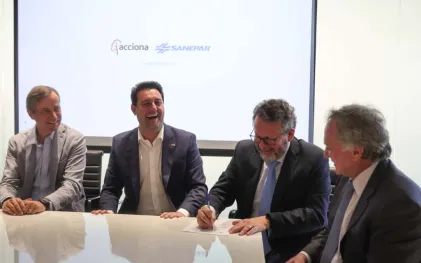 Sanepar assina parceria com a a multinacional Acciona