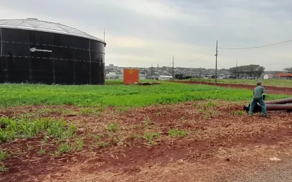 Reservatório de água tratada São Miguel do Iguaçu 