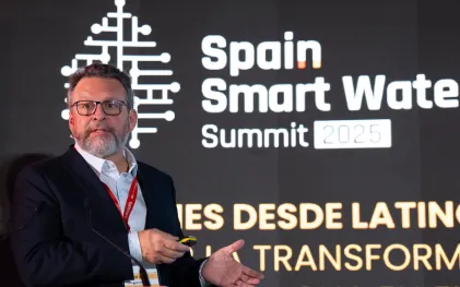 Diretor-presidente Wilson Bley em evento na Espanha