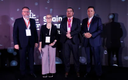 Diretor-presidente da Sanepar, Wilson Bley Lipski, no Spain Smart Water Summit 2025