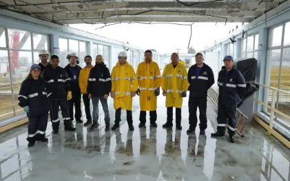 Uma equipe com 15 profissionais está envolvida nos trabalhos