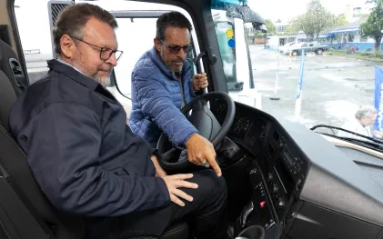 Nova frota de caminhões-pipa da Sanepar