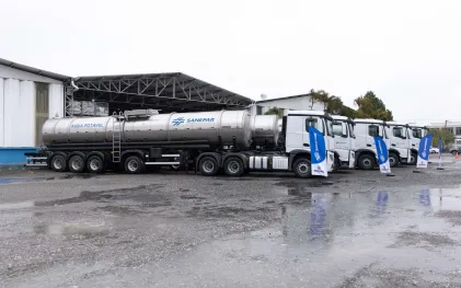 Nova frota de caminhões-pipa