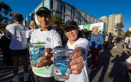 Parceria entre Sanepar e The Hardest Run 2025 promove solidariedade e saúde em Curitiba