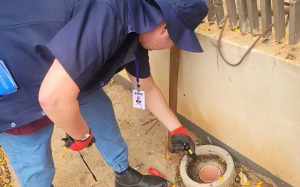 Sanepar inicia vistorias técnicas no distrito de Floriano, em Maringá