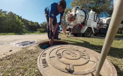 Manutenção preventiva das redes de esgoto