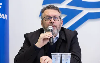 Diretor-presidente da Sanepar, Wilson Bley