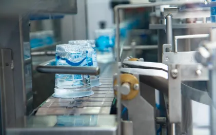 envaze copos d'água