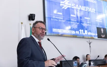 Wilson Bley na Câmara de Vereadores em Curitiba