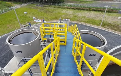 Imagem da Estação de Tratamento da Sanepar