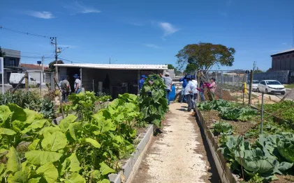 Oficinas gratuitas da Sanepar em Fazenda Rio Grande (Arquivo Sanepar)