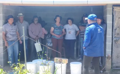Oficinas gratuitas da Sanepar em Fazenda Rio Grande (Arquivo Sanepar)