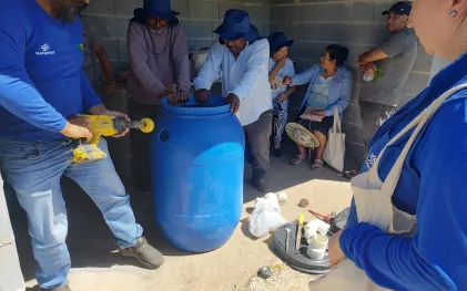 Oficinas gratuitas da Sanepar em Fazenda Rio Grande (Arquivo Sanepar)