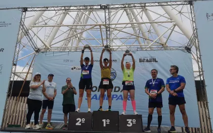 Corrida Sanepar realizada em Foz do Iguaçu