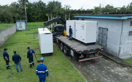 Geradores no Litoral