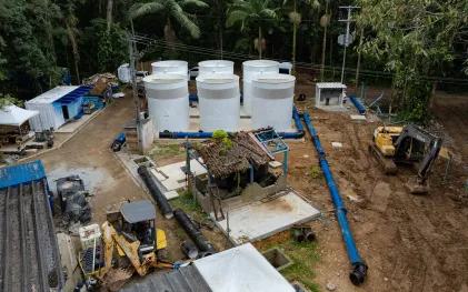 Investimento em sistema floco-decantador foi de R$ 6,1 milhões. Crédito: André Thiago / Sanepar