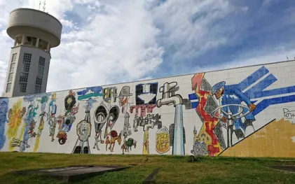 Reservatório da Sanepar em Curitiba 