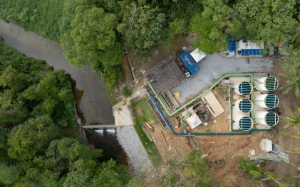 Floco-decantador evita paralisação da Estação de Tratamento de Água de Matinhos durante chuvas mais intensas 