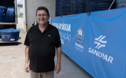 Prefeito de Guaratuba Maurício Lense