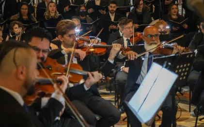 Camerata Antiqua de Curitiba se apresenta em Roma. 