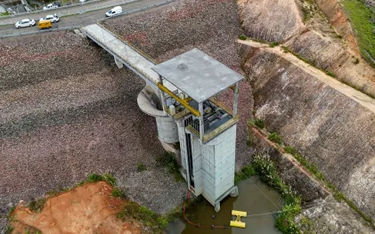 Sanepar inicia enchimento da Represa Miringuava