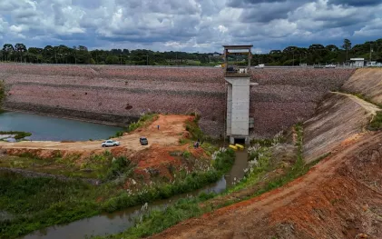 Sanepar inicia enchimento da Represa Miringuava