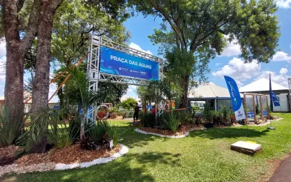 Espaço da Sanepar no Show Rural de Cascavel 2026