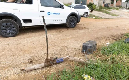 Fiscalização nas redes de abastecimento de água em Almirante Tamandaré