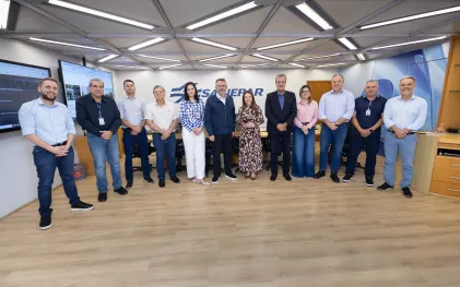 Reunião da presidência da Sanepar com representantes do Consórcio Intermunicipal para Conservação da Biodiversidade das Bacias do Rio Xambre e Piquiri (CIBAX)