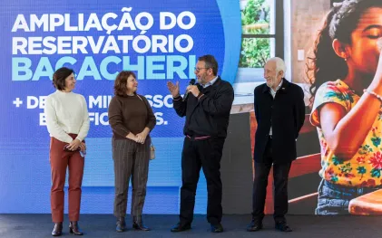 Inauguração da nova Base Operacional e Reservatório do Bacacheri.