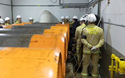 Sanepar contribui na formação de cadetes do Corpo de Bombeiros.