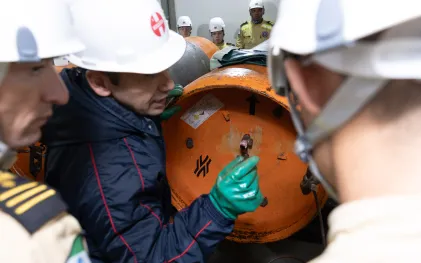 Sanepar contribui na formação de cadetes do Corpo de Bombeiros.