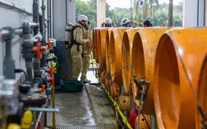 Sanepar contribui na formação de cadetes do Corpo de Bombeiros.
